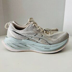 Asics Superblast 2 FF Turbo Plus White Cool Grey Sneakers Mens 11 Lace Up Runnin